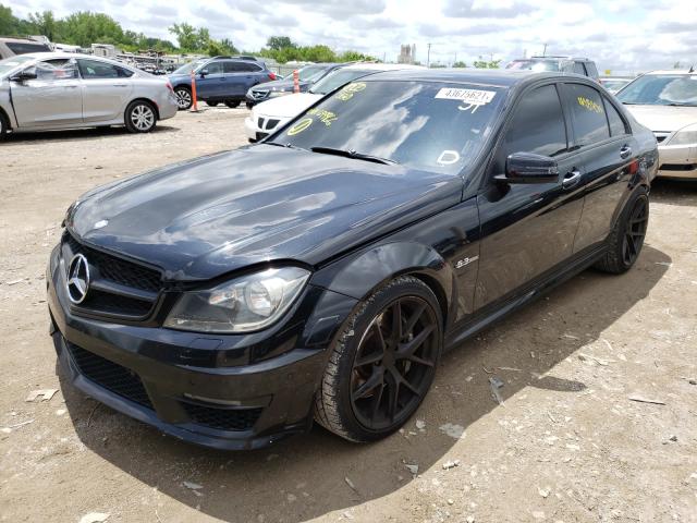 Photo 1 VIN: WDDGF7HB7CA699966 - MERCEDES-BENZ C 63 AMG 