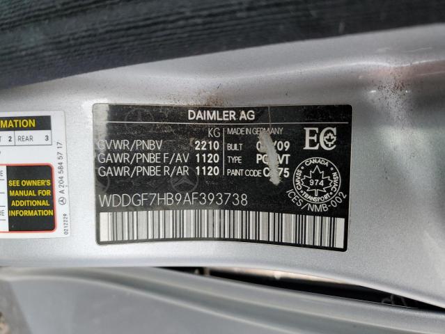 Photo 11 VIN: WDDGF7HB9AF393738 - MERCEDES-BENZ C 63 AMG 