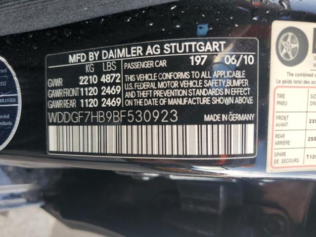 Photo 12 VIN: WDDGF7HB9BF530923 - MERCEDES-BENZ C 63 AMG 