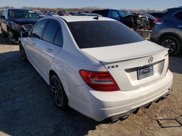 Photo 2 VIN: WDDGF7HBXDA753617 - MERCEDES-BENZ C 63 AMG 