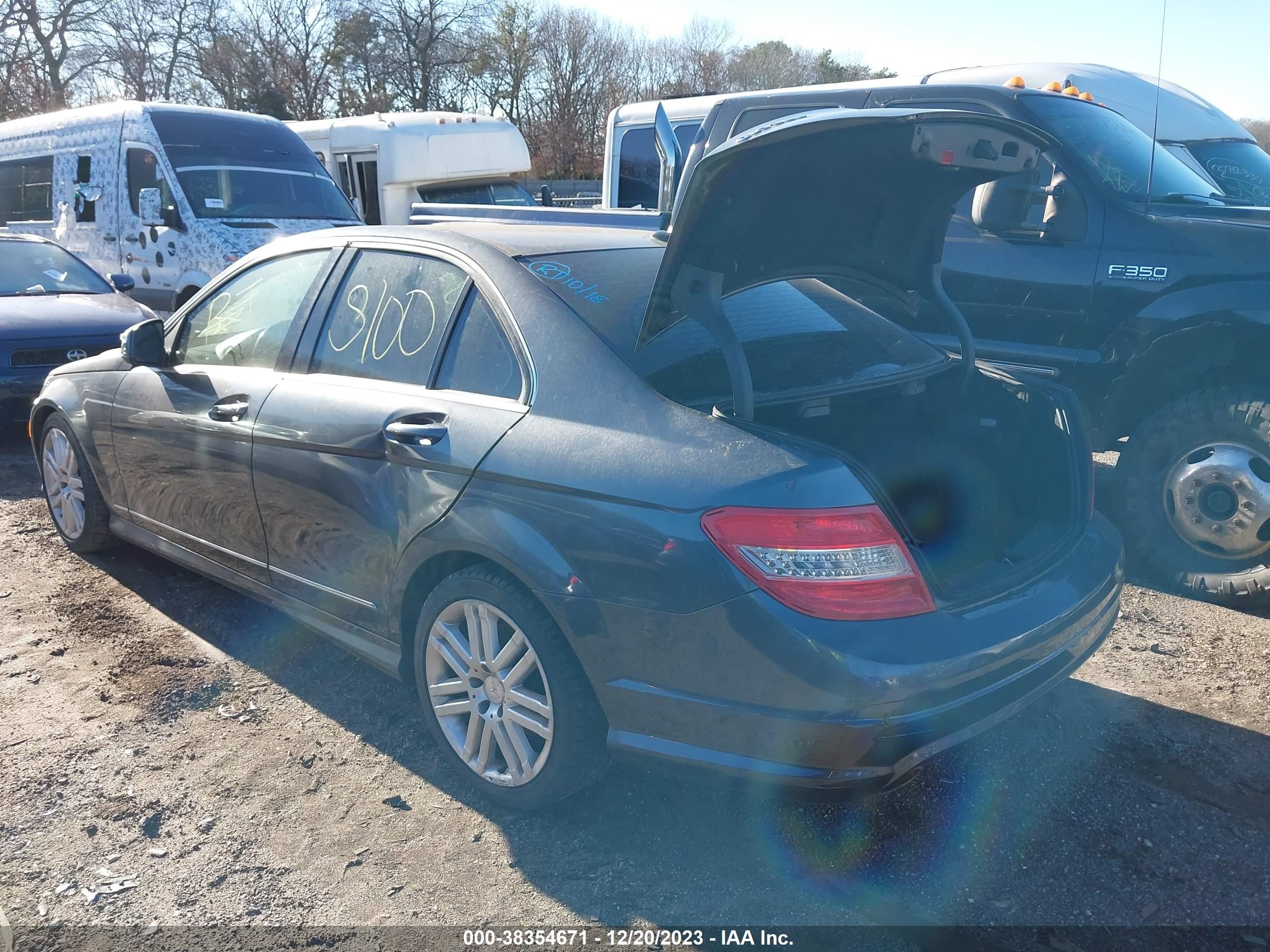 Photo 2 VIN: WDDGF81X29R082545 - MERCEDES-BENZ C-KLASSE 