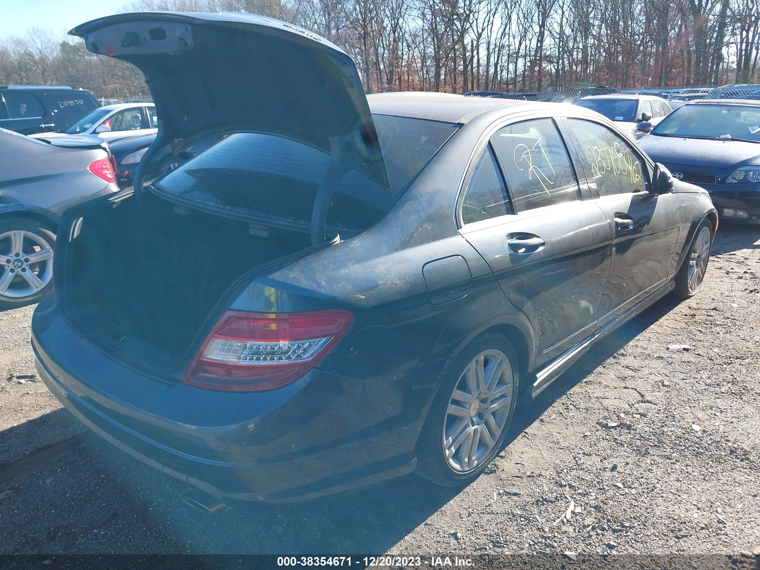 Photo 3 VIN: WDDGF81X29R082545 - MERCEDES-BENZ C-KLASSE 