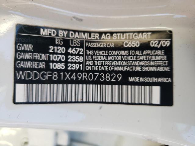 Photo 12 VIN: WDDGF81X49R073829 - MERCEDES-BENZ C 300 4MAT 