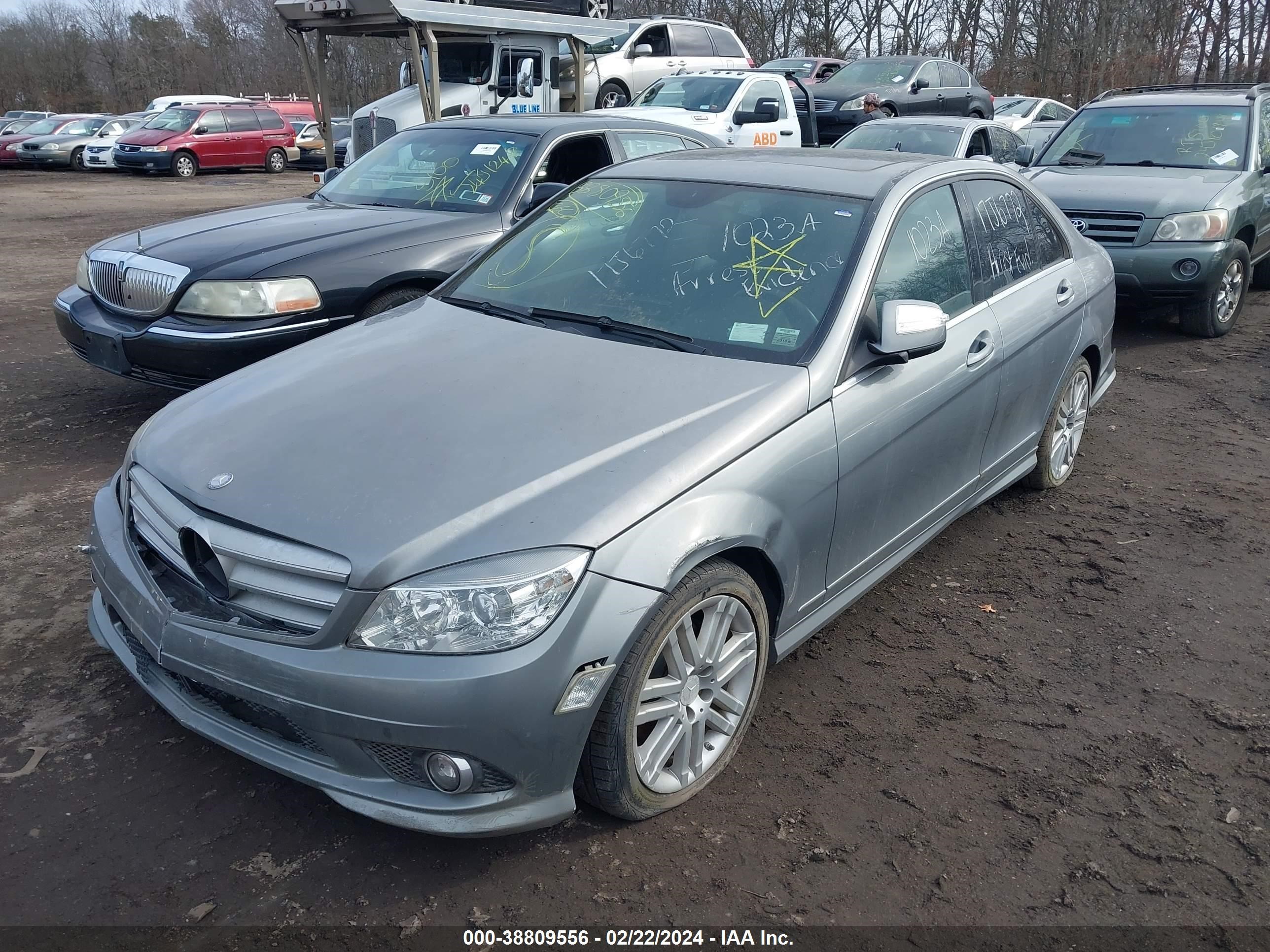 Photo 1 VIN: WDDGF81X58F139191 - MERCEDES-BENZ C-KLASSE 