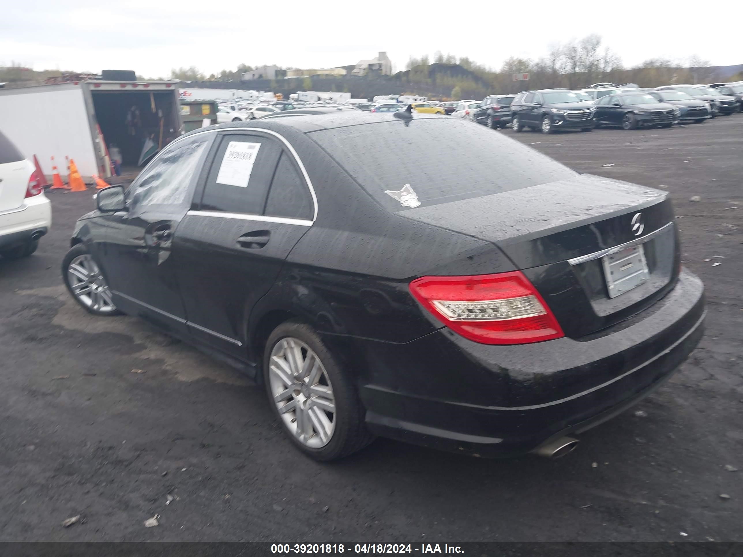 Photo 2 VIN: WDDGF81X69F232383 - MERCEDES-BENZ C-KLASSE 