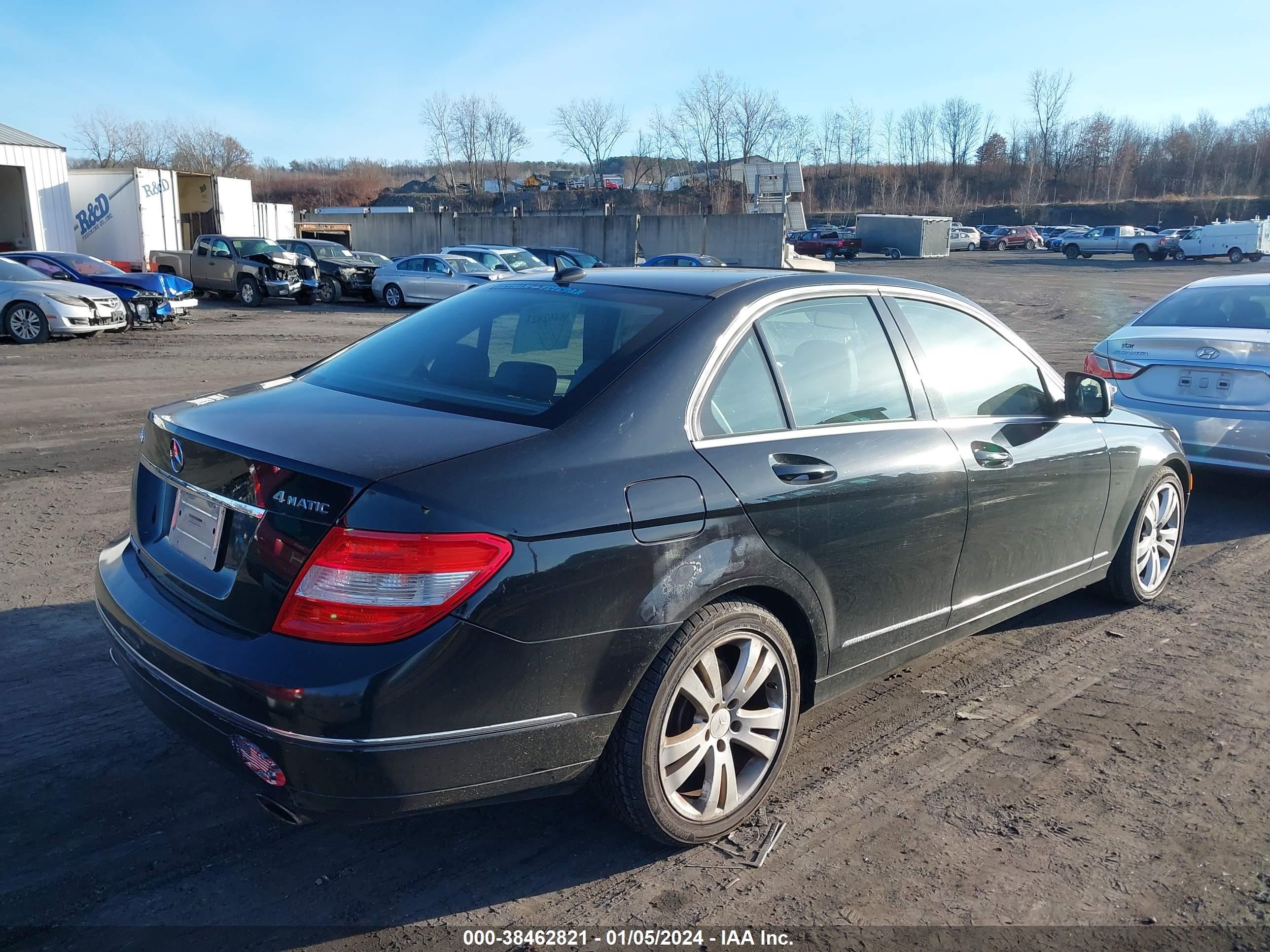 Photo 3 VIN: WDDGF81X99F236637 - MERCEDES-BENZ C-KLASSE 