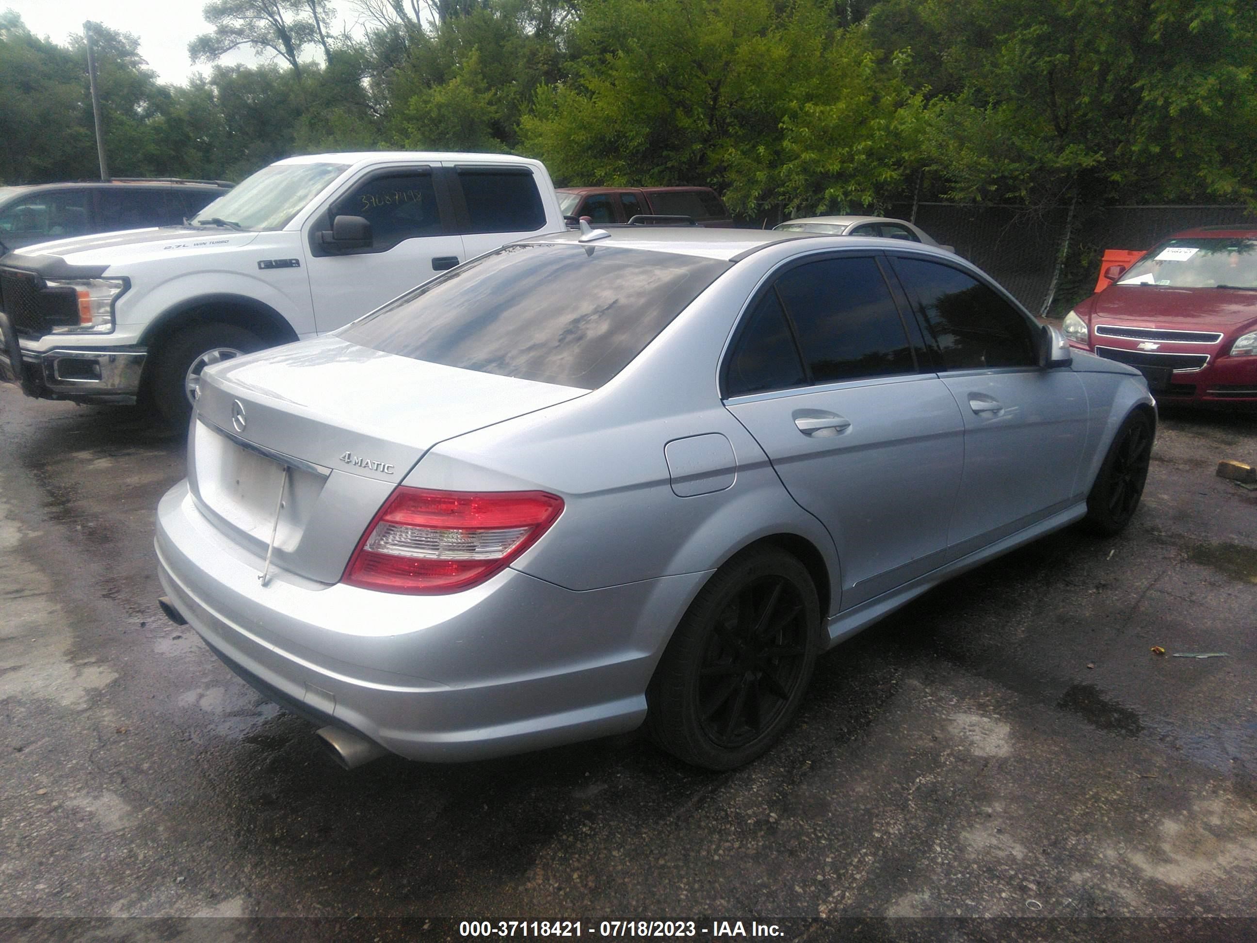 Photo 3 VIN: WDDGF81XX8F101438 - MERCEDES-BENZ C-KLASSE 