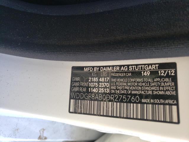 Photo 9 VIN: WDDGF8AB0DR275760 - MERCEDES-BENZ C 300 4MAT 