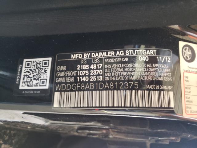 Photo 9 VIN: WDDGF8AB1DA812375 - MERCEDES-BENZ C 300 4MAT 