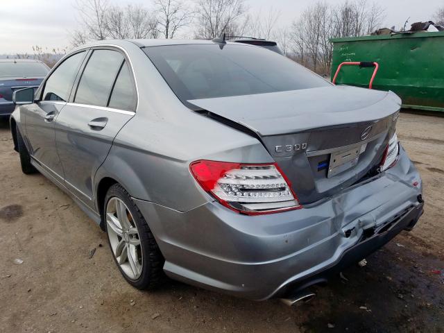 Photo 2 VIN: WDDGF8AB1DG102907 - MERCEDES-BENZ C 300 4MAT 