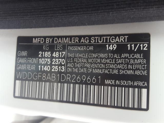 Photo 9 VIN: WDDGF8AB1DR269661 - MERCEDES-BENZ C 300 4MAT 