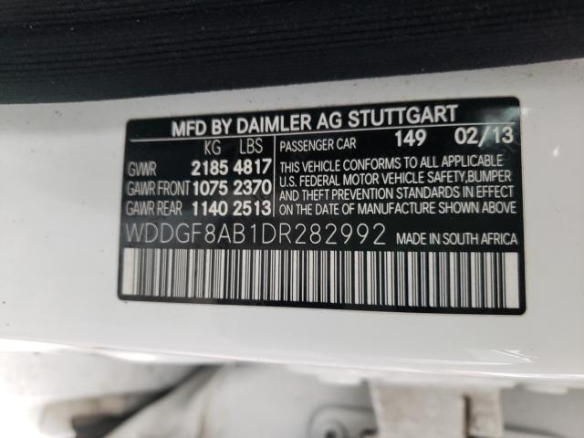 Photo 9 VIN: WDDGF8AB1DR282992 - MERCEDES-BENZ C 300 4MAT 