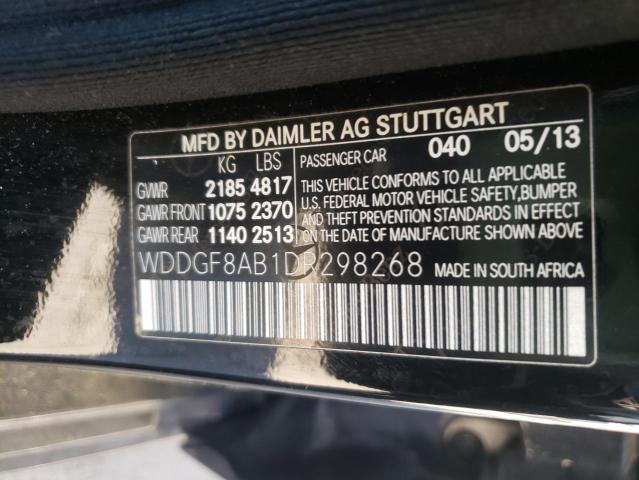 Photo 9 VIN: WDDGF8AB1DR298268 - MERCEDES-BENZ C 300 4MAT 