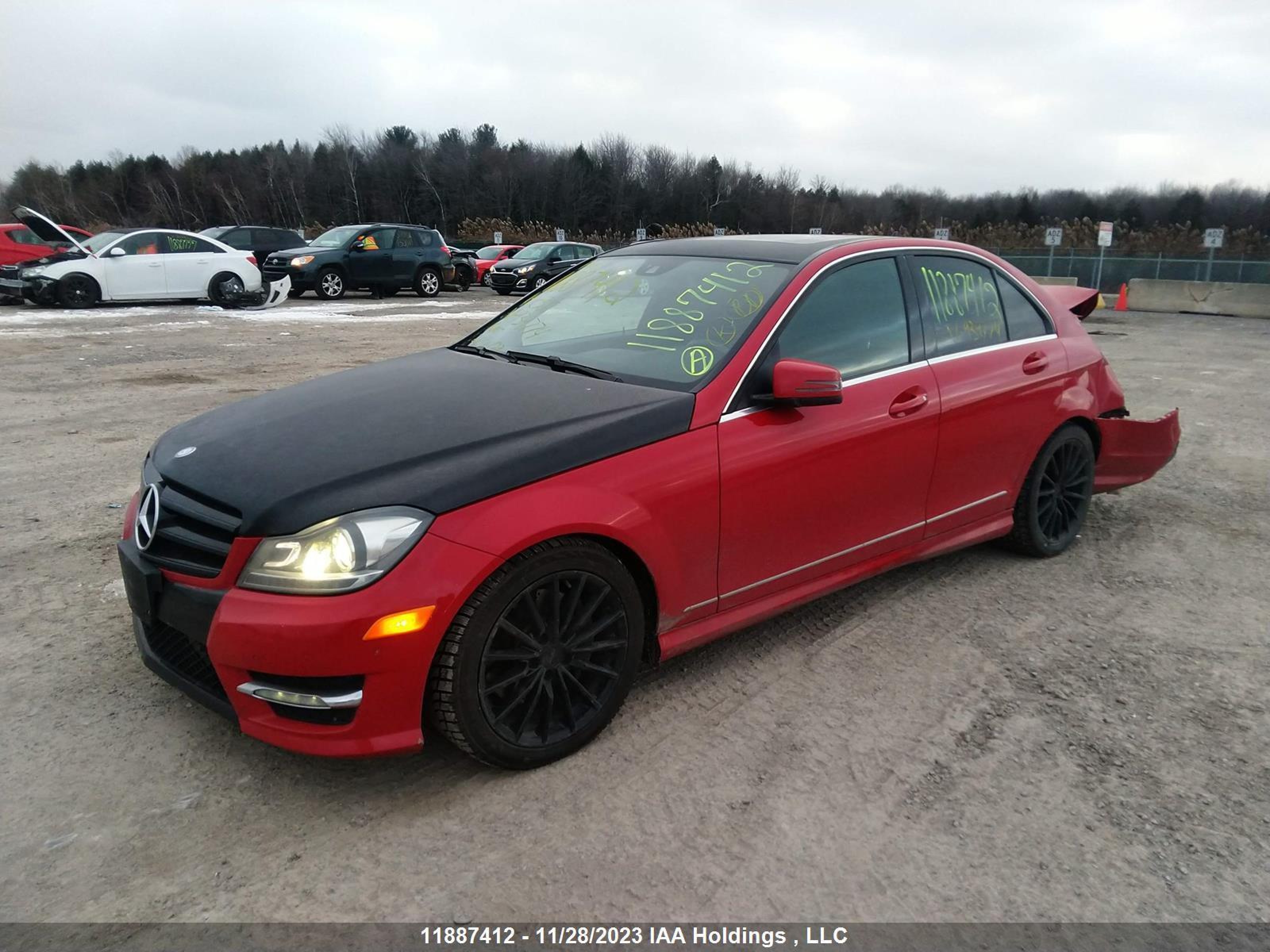 Photo 1 VIN: WDDGF8AB1EA939774 - MERCEDES-BENZ C-KLASSE 