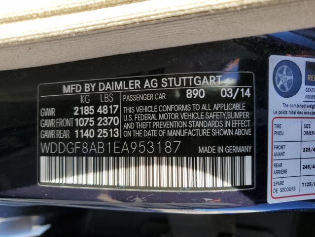 Photo 12 VIN: WDDGF8AB1EA953187 - MERCEDES-BENZ C 300 4MAT 