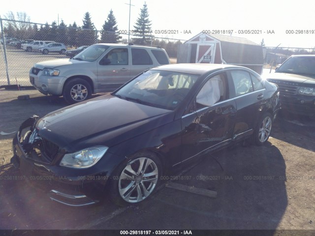 Photo 1 VIN: WDDGF8AB1ER308377 - MERCEDES-BENZ C-CLASS 