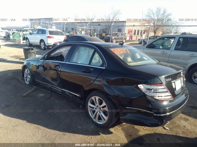 Photo 2 VIN: WDDGF8AB1ER308377 - MERCEDES-BENZ C-CLASS 