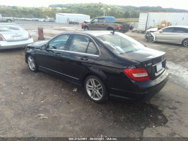 Photo 2 VIN: WDDGF8AB1ER320996 - MERCEDES-BENZ C-CLASS 