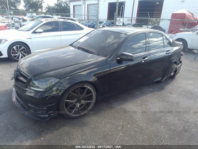 Photo 1 VIN: WDDGF8AB1ER325146 - MERCEDES-BENZ C-CLASS 