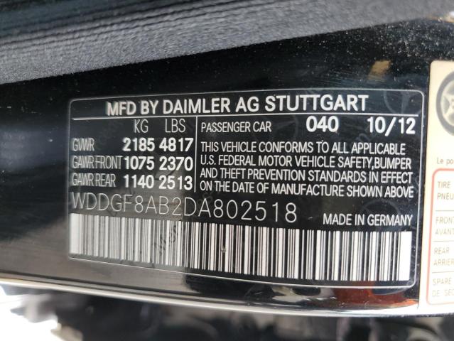 Photo 11 VIN: WDDGF8AB2DA802518 - MERCEDES-BENZ C 300 4MAT 