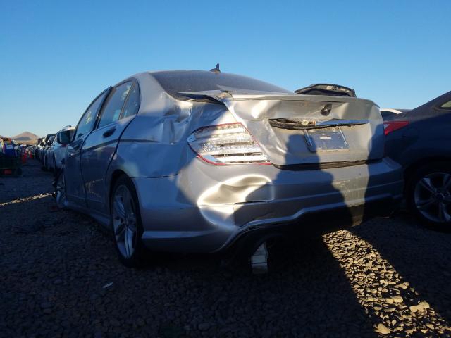 Photo 2 VIN: WDDGF8AB2DG135592 - MERCEDES-BENZ C-CLASS 