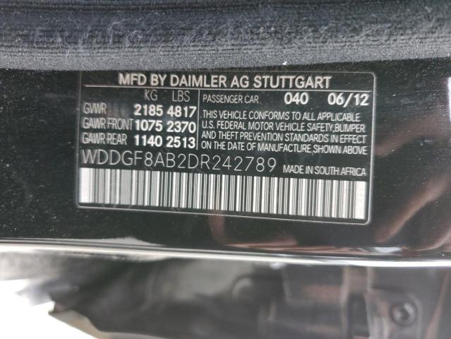 Photo 11 VIN: WDDGF8AB2DR242789 - MERCEDES-BENZ C 300 4MAT 