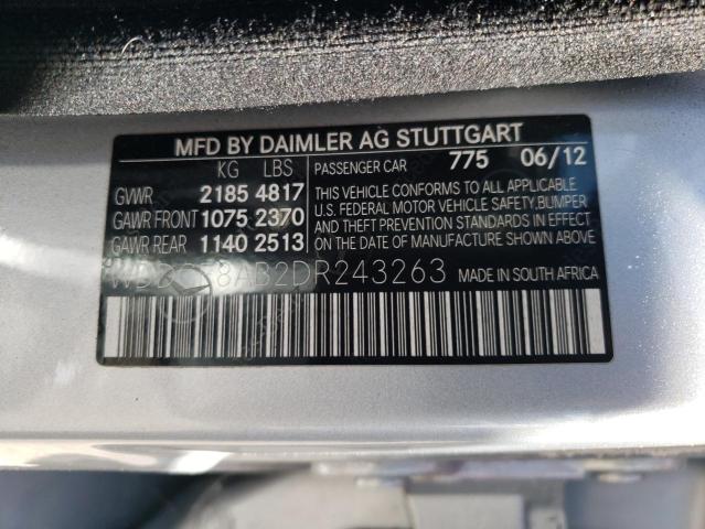 Photo 9 VIN: WDDGF8AB2DR243263 - MERCEDES-BENZ C 300 4MAT 