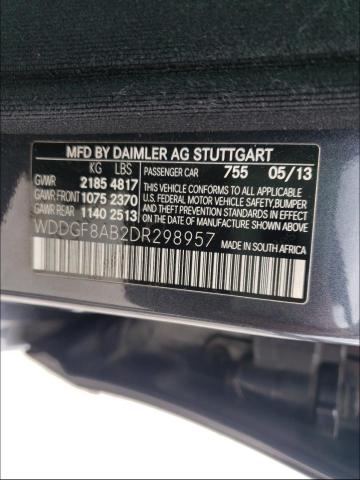 Photo 9 VIN: WDDGF8AB2DR298957 - MERCEDES-BENZ C 300 4MAT 