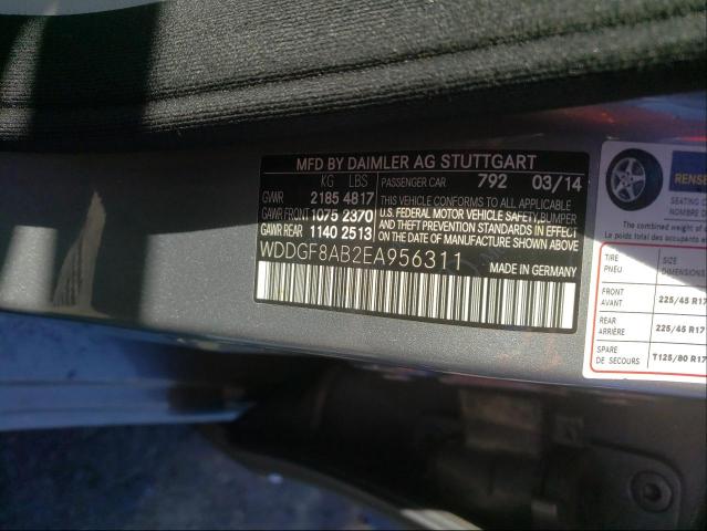 Photo 9 VIN: WDDGF8AB2EA956311 - MERCEDES-BENZ C 300 4MAT 