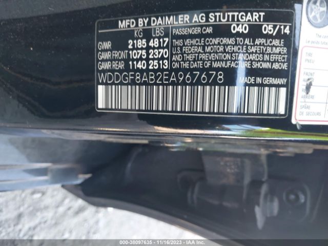 Photo 8 VIN: WDDGF8AB2EA967678 - MERCEDES-BENZ C 300 