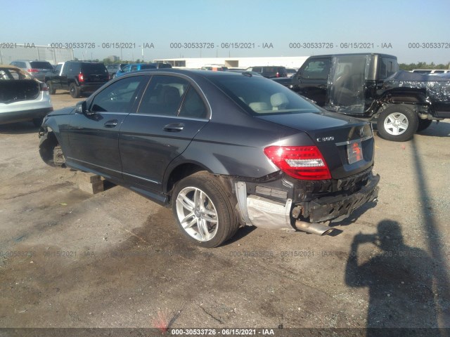 Photo 2 VIN: WDDGF8AB2EG222877 - MERCEDES-BENZ C-CLASS 