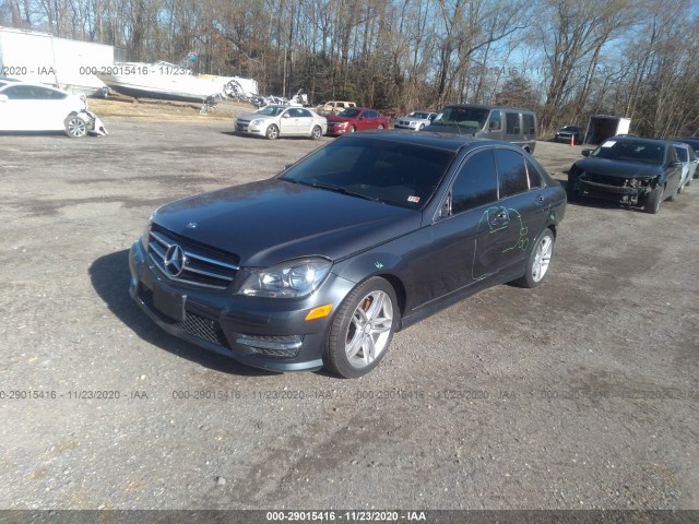 Photo 1 VIN: WDDGF8AB2ER304029 - MERCEDES-BENZ C-CLASS 