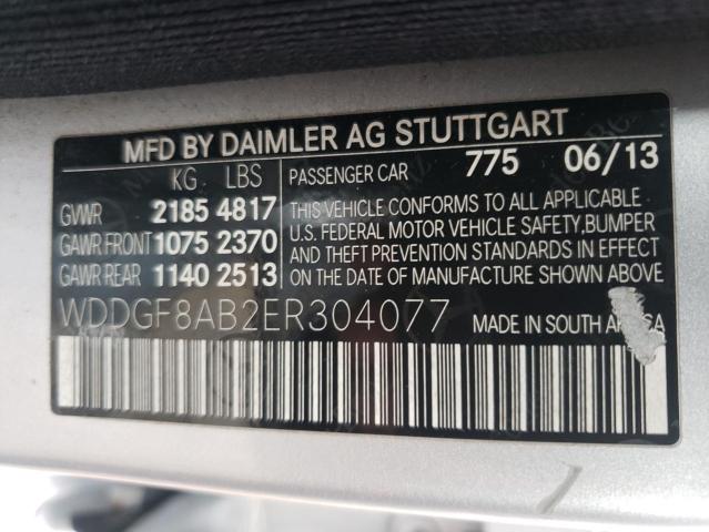 Photo 11 VIN: WDDGF8AB2ER304077 - MERCEDES-BENZ C 300 4MAT 