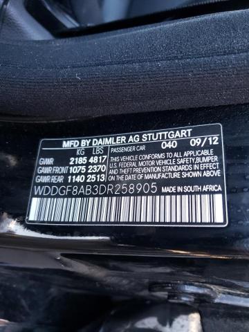 Photo 9 VIN: WDDGF8AB3DR258905 - MERCEDES-BENZ C 300 4MAT 