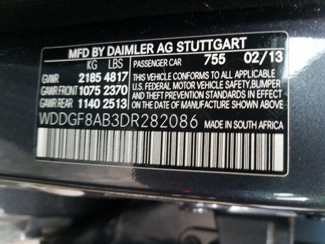 Photo 9 VIN: WDDGF8AB3DR282086 - MERCEDES-BENZ C 300 4MAT 