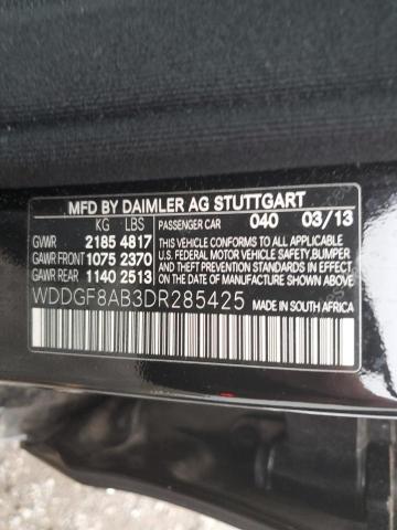 Photo 11 VIN: WDDGF8AB3DR285425 - MERCEDES-BENZ C-CLASS 