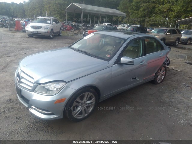 Photo 1 VIN: WDDGF8AB3EA937539 - MERCEDES-BENZ C-CLASS 