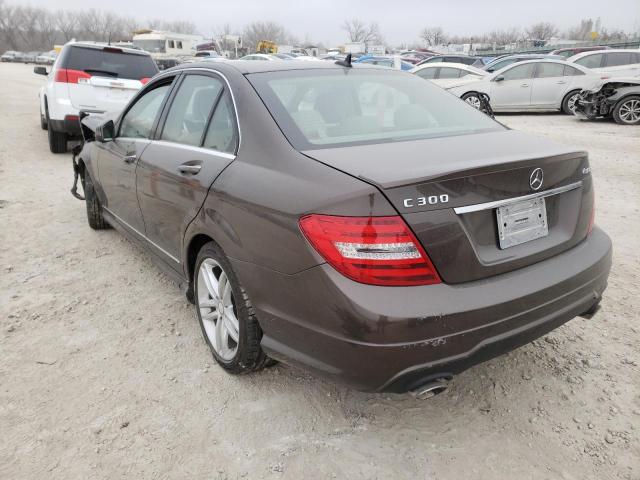 Photo 2 VIN: WDDGF8AB3ER317064 - MERCEDES-BENZ C 300 4MAT 