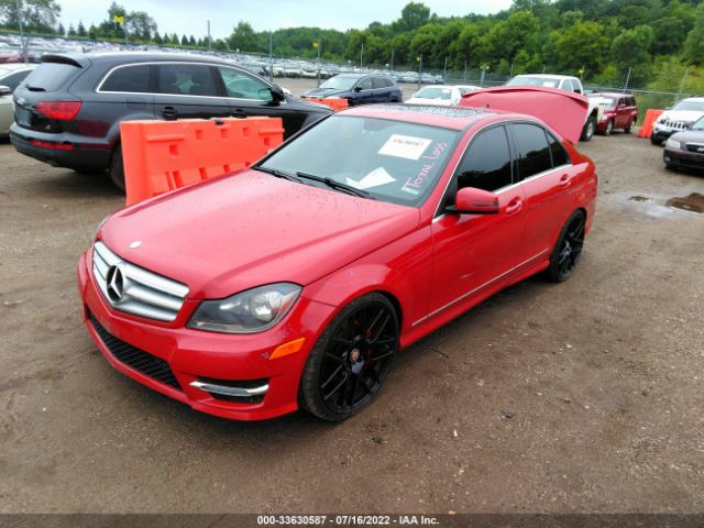 Photo 1 VIN: WDDGF8AB4DG141457 - MERCEDES-BENZ C-CLASS 