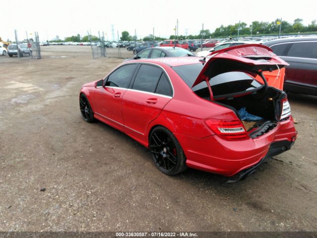 Photo 2 VIN: WDDGF8AB4DG141457 - MERCEDES-BENZ C-CLASS 