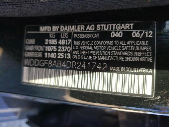 Photo 9 VIN: WDDGF8AB4DR241742 - MERCEDES-BENZ C 300 4MAT 