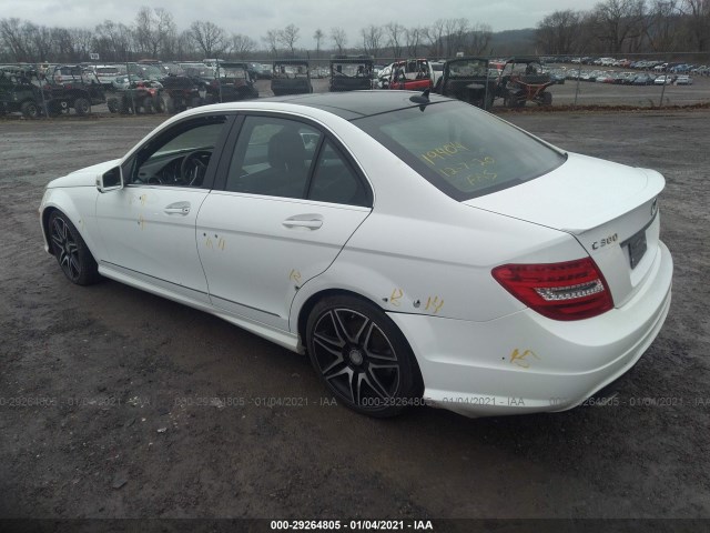 Photo 2 VIN: WDDGF8AB4DR246388 - MERCEDES-BENZ C-CLASS 