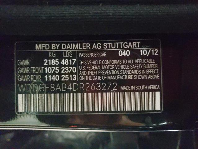 Photo 11 VIN: WDDGF8AB4DR263272 - MERCEDES-BENZ C 300 4MAT 