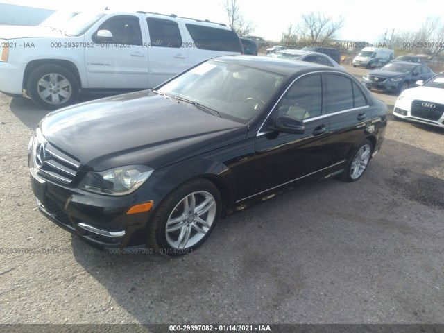 Photo 1 VIN: WDDGF8AB4EG184486 - MERCEDES-BENZ C-CLASS 