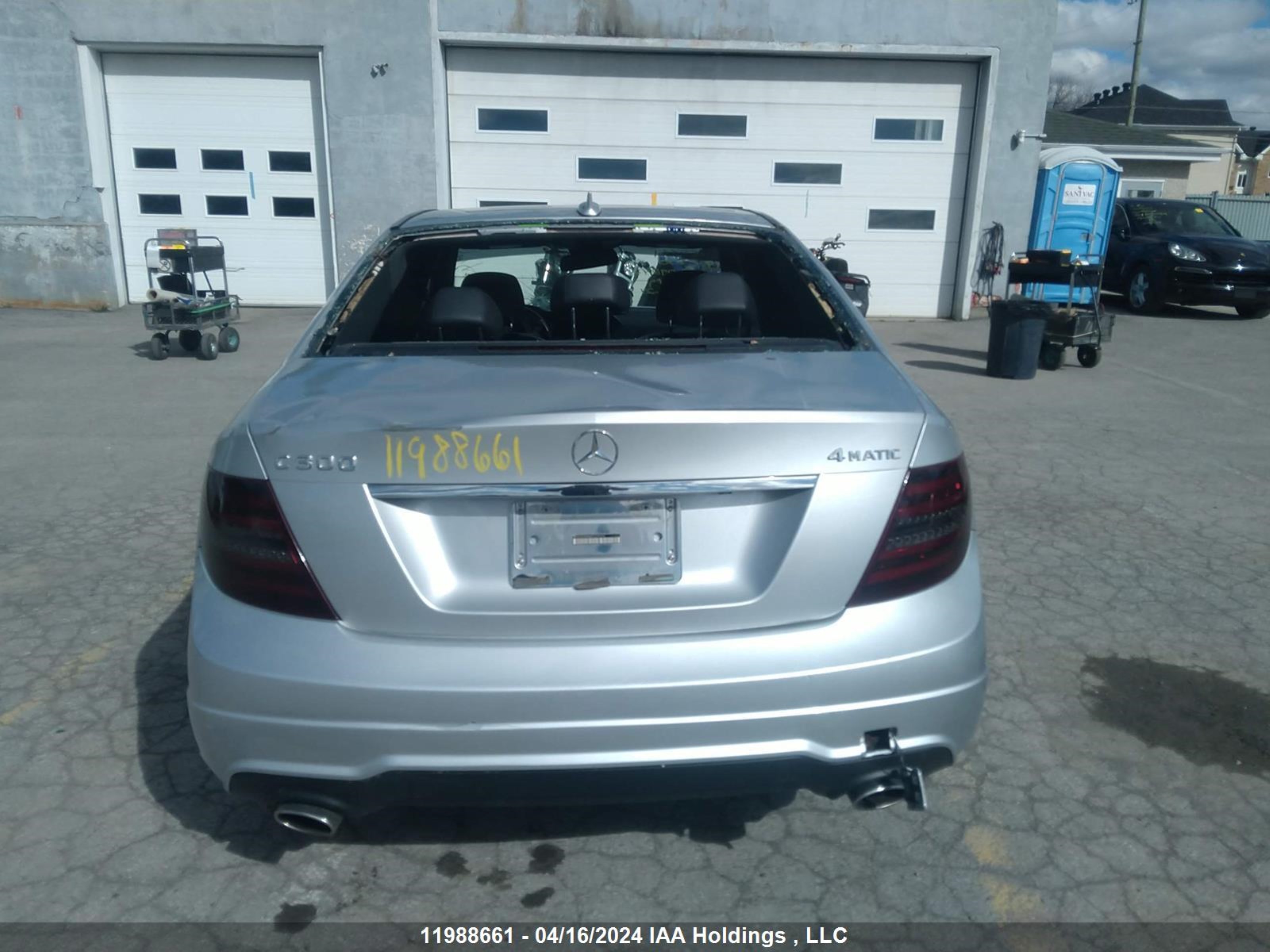 Photo 16 VIN: WDDGF8AB4EG209242 - MERCEDES-BENZ C-KLASSE 