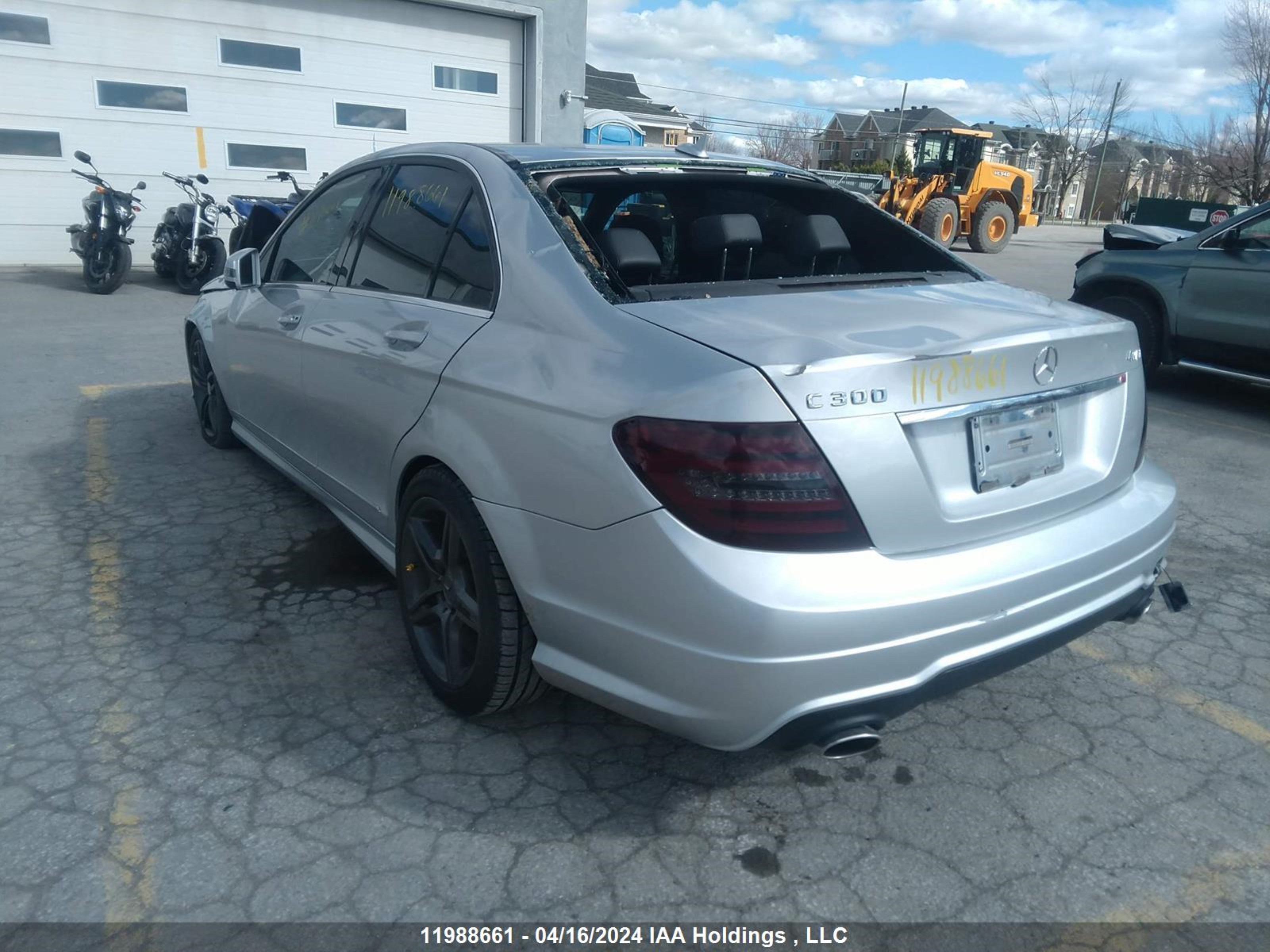 Photo 2 VIN: WDDGF8AB4EG209242 - MERCEDES-BENZ C-KLASSE 