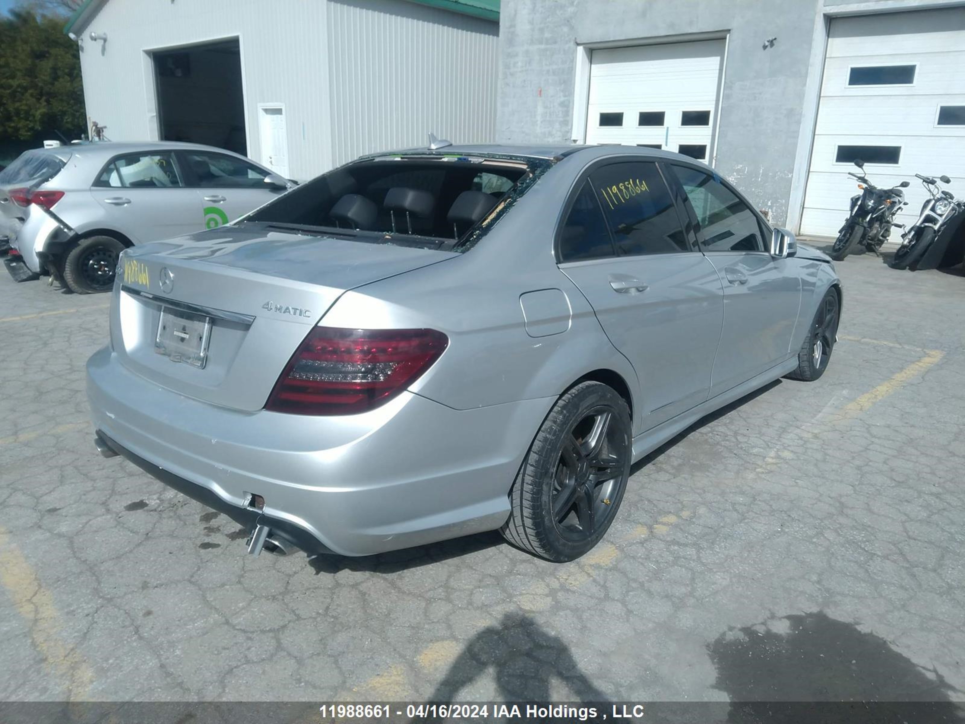 Photo 3 VIN: WDDGF8AB4EG209242 - MERCEDES-BENZ C-KLASSE 