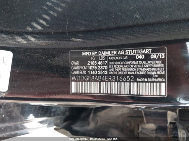 Photo 8 VIN: WDDGF8AB4ER316652 - MERCEDES-BENZ C 300 