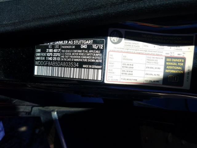 Photo 9 VIN: WDDGF8AB5DA803534 - MERCEDES-BENZ C 300 4MAT 