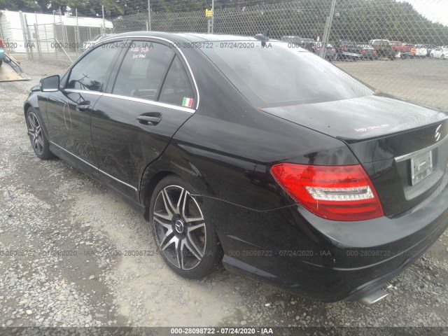 Photo 2 VIN: WDDGF8AB5DG073086 - MERCEDES-BENZ C-CLASS 